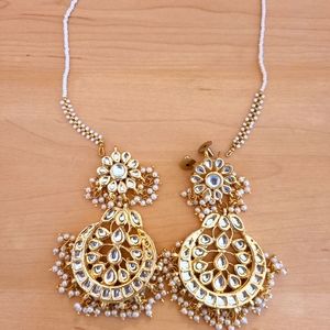 New never worn ornate earrings.